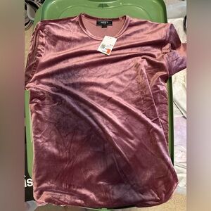 Forever 21 red velvet t-shirt